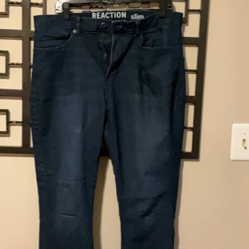 Kenneth Cole Reaction Slim Fit Dark Blue Jeans